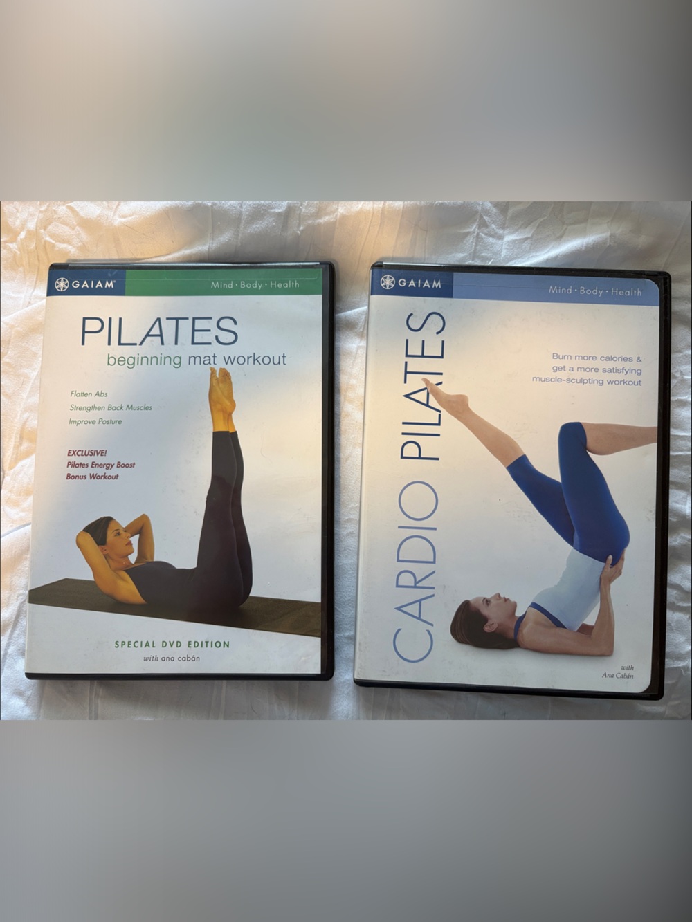 GAIAM Pilates DVD’s - Cardio & Beginning Mat workouts